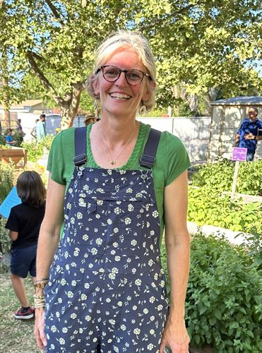 Thanks Mrs. Ray for all you do for Orchard School's Garden!